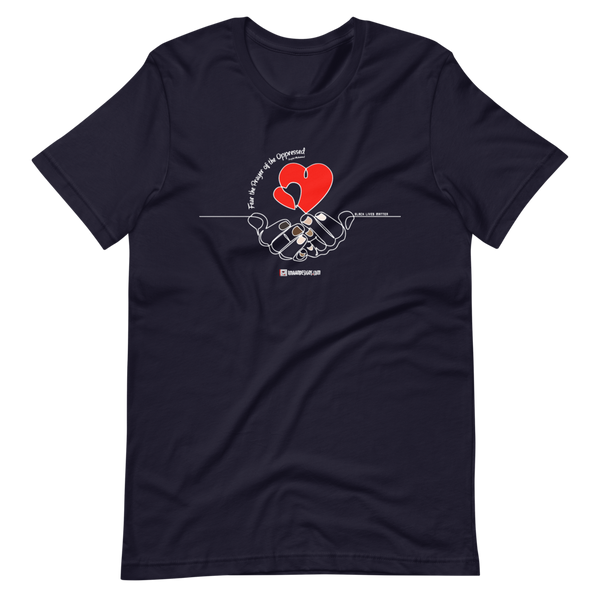 Prayer BLM - Bella + Canvas 3001 Adult Short-Sleeve Unisex T-Shirt