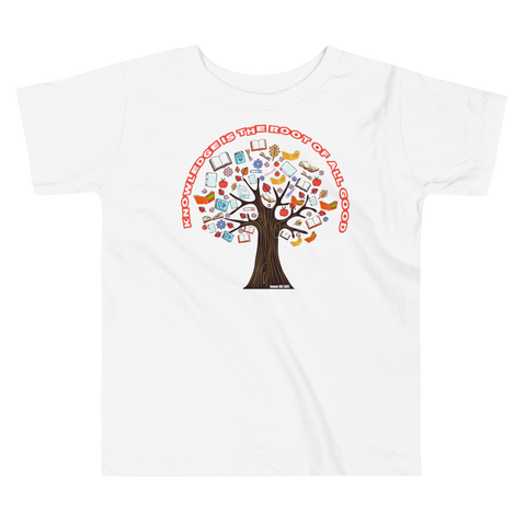 Roots of Knowledge - Bella + Canvas 3001T Toddler Short Sleeve Tee