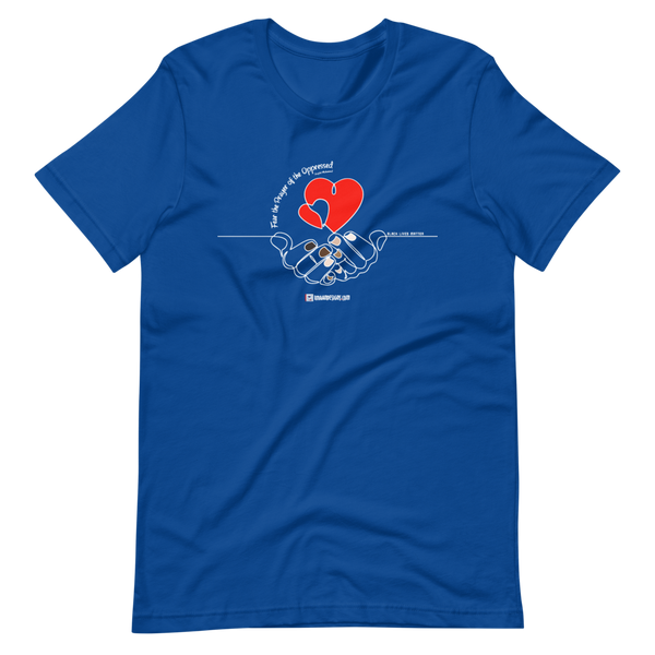 Prayer BLM - Bella + Canvas 3001 Adult Short-Sleeve Unisex T-Shirt