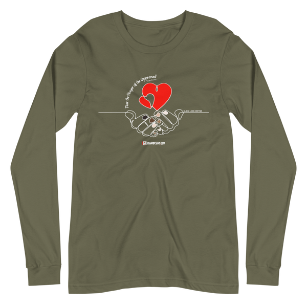 Prayer BLM - Unisex Long Sleeve Tee | Bella + Canvas 3501