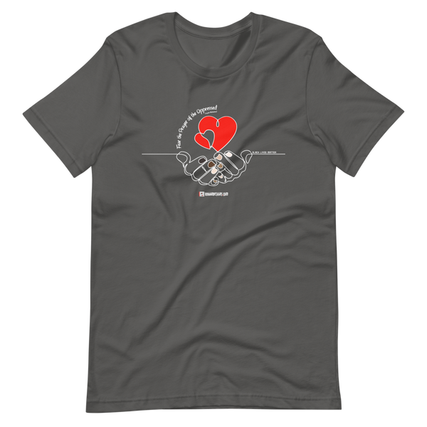 Prayer BLM - Bella + Canvas 3001 Adult Short-Sleeve Unisex T-Shirt