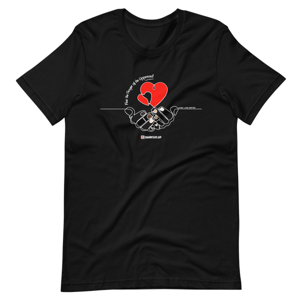 Prayer BLM - Bella + Canvas 3001 Adult Short-Sleeve Unisex T-Shirt
