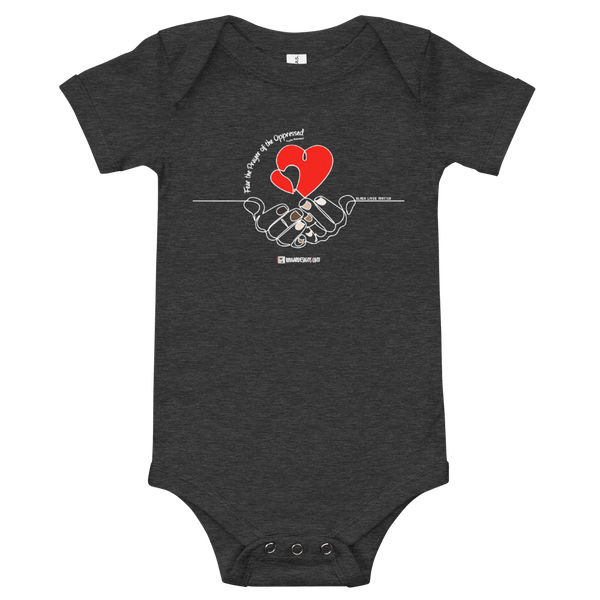 Prayer BLM - Bella + Canvas 100B Infant Short Sleeve Bodysuit