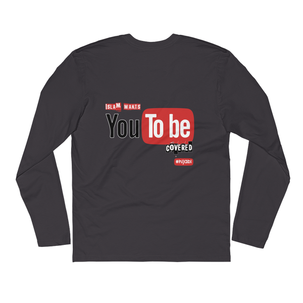 Be Covered - Next Level Premium Adult Long Sleeve Fitted Crew