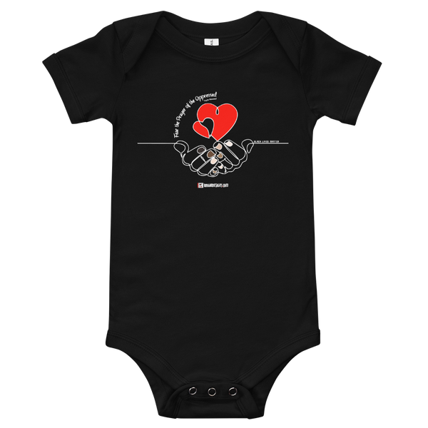 Prayer BLM - Bella + Canvas 100B Infant Short Sleeve Bodysuit