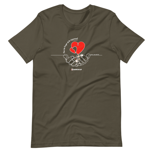 Prayer BLM - Bella + Canvas 3001 Adult Short-Sleeve Unisex T-Shirt