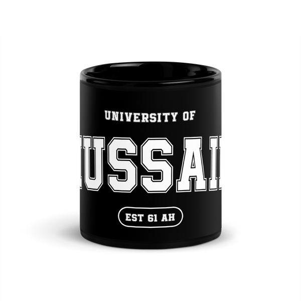 University of Hussain - Black Mug