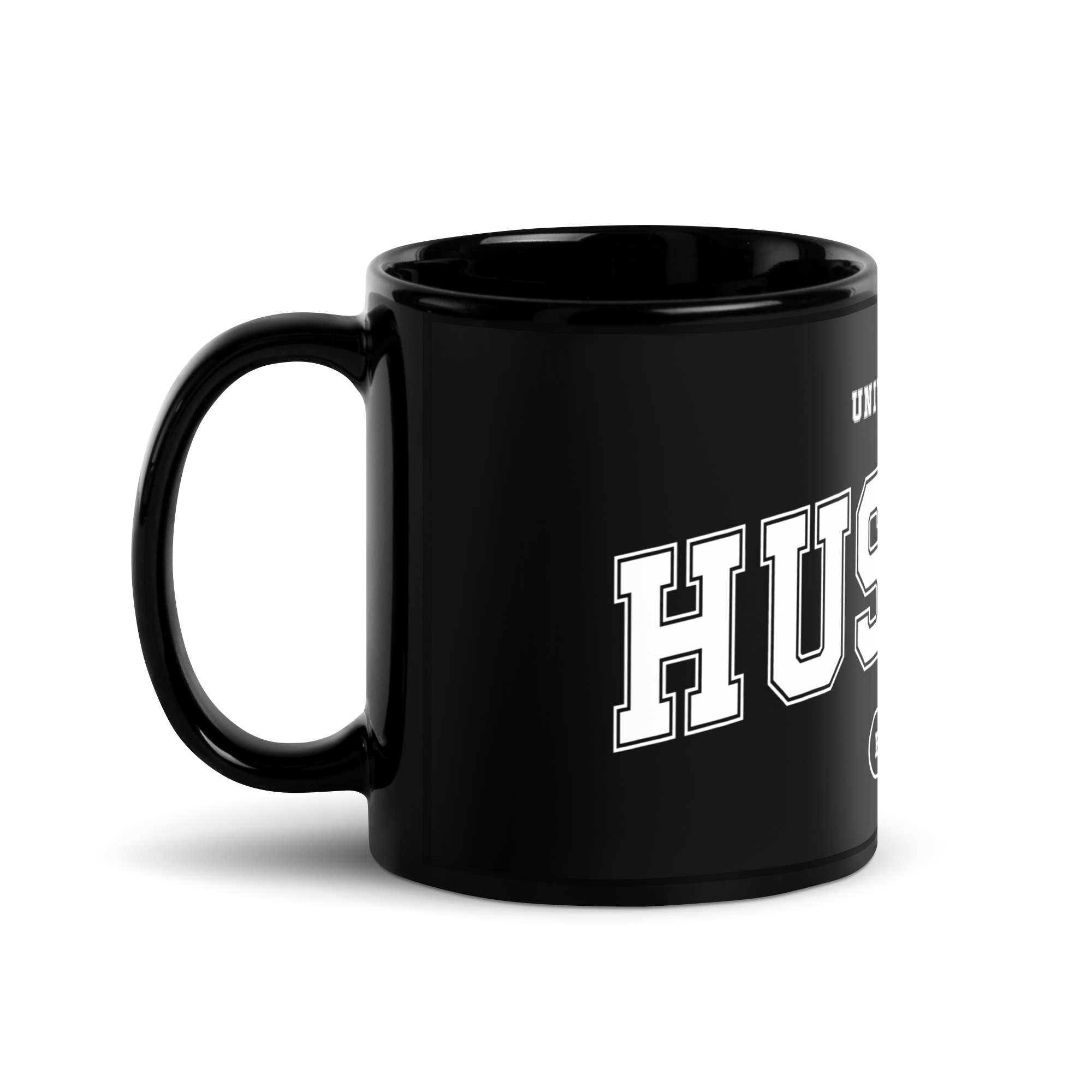 University of Hussain - Black Mug