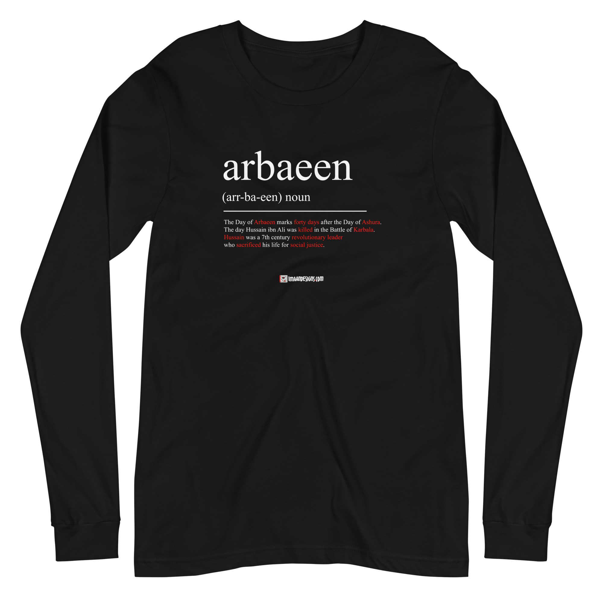 Arbaeen Defined - Adult Long Sleeve