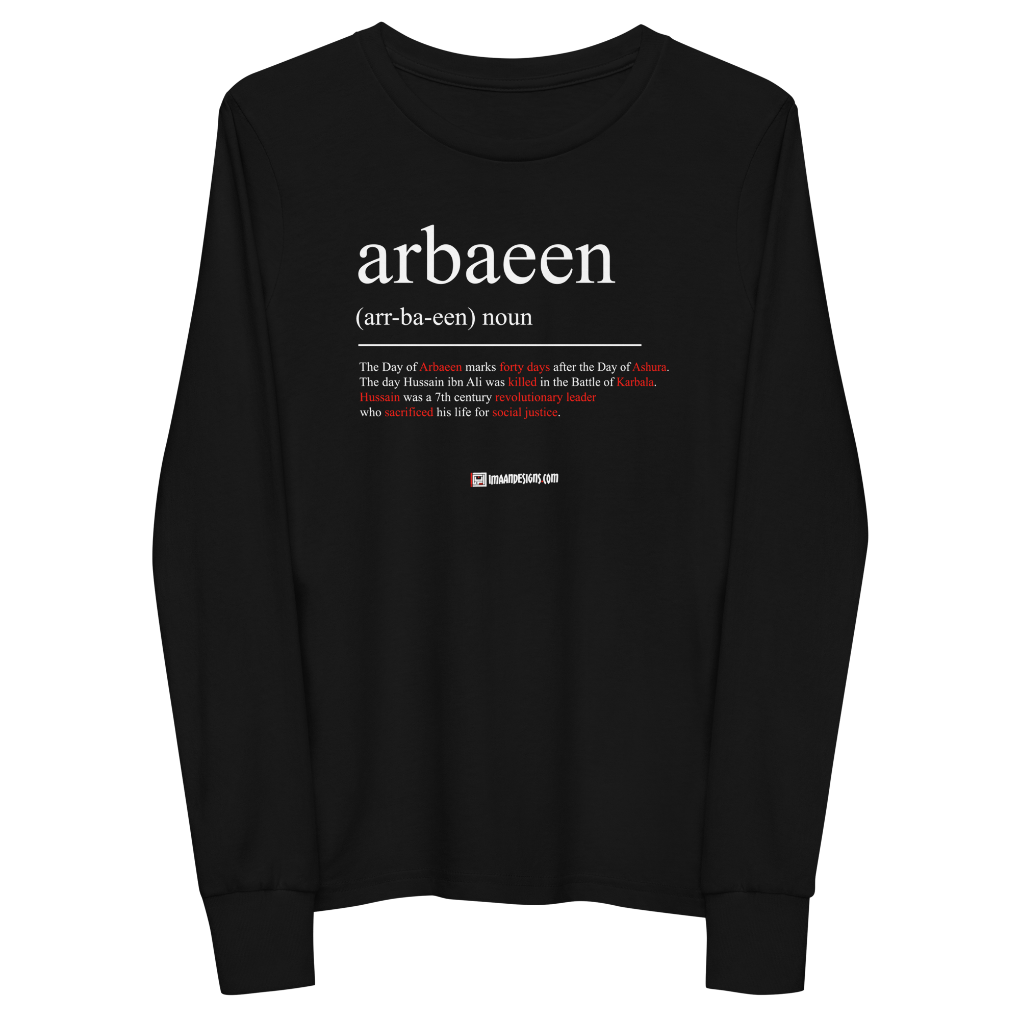 Arbaeen Defined - Youth Long Sleeve