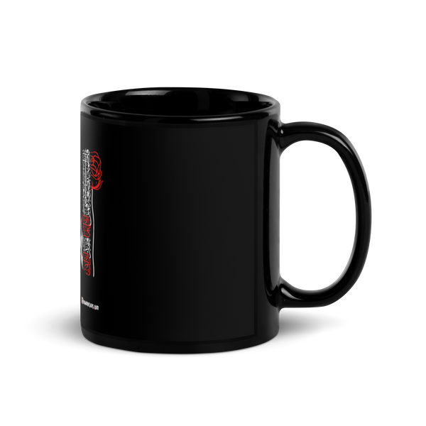 The Burning Door - Black Mug