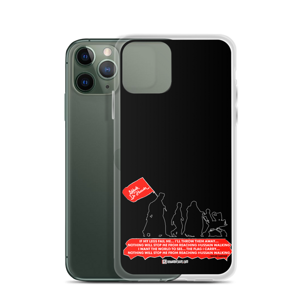 Nothing will Stop me Walking - Nouri Sardar - iPhone Case