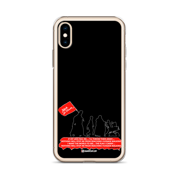 Nothing will Stop me Walking - Nouri Sardar - iPhone Case