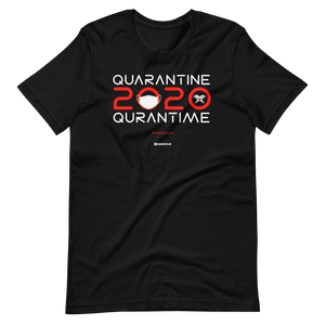 Quarantine = Quran Time - Bella + Canvas 3001 Adult Short-Sleeve Unisex T-Shirt