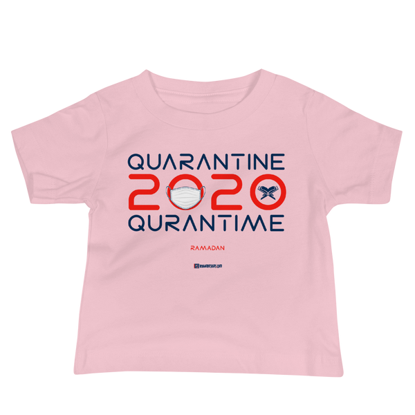 Quarantine = Quran Time - Bella + Canvas 3001YB Baby Jersey Short Sleeve Tee