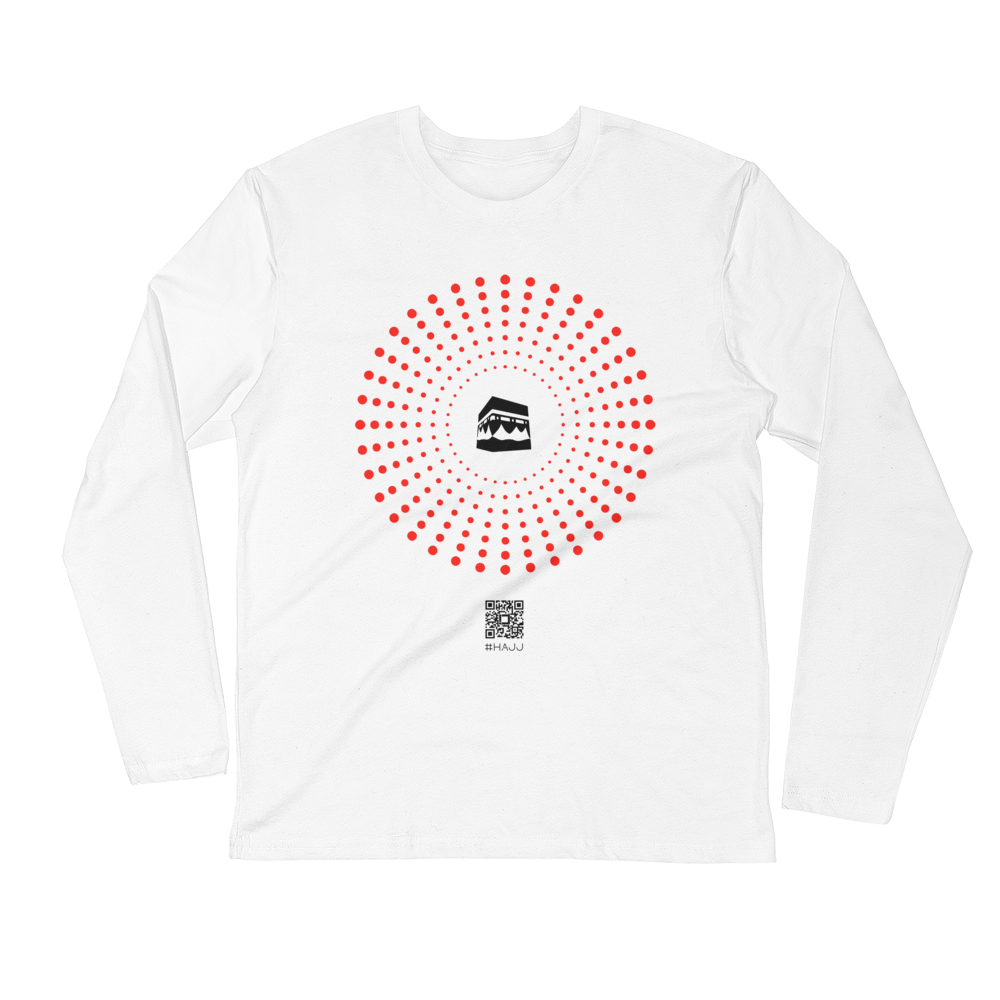 Humanity at Hajj - Next Level Premium Adult Long Sleeve Fitted Crew