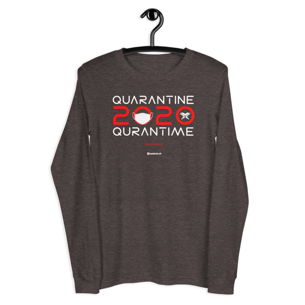 Quarantine = Quran Time - Unisex Long Sleeve Tee | Bella + Canvas 3501