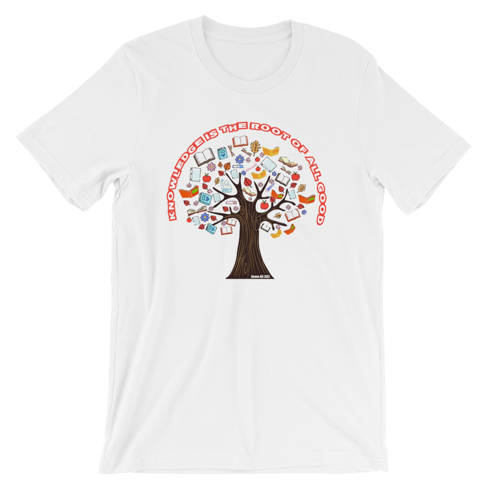 Roots of Knowledge - Bella + Canvas 3001 Adult Short-Sleeve Unisex T-Shirt