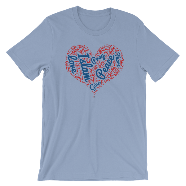 Love Islam - Bella + Canvas 3001 Adult Short-Sleeve Unisex T-Shirt