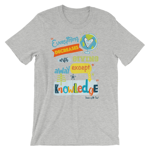 Give Knowledge - Bella + Canvas 3001 Adult Short-Sleeve Unisex T-Shirt