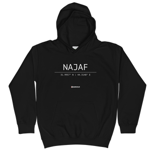 Holy Coordinates - Najaf - Kids Hoodie