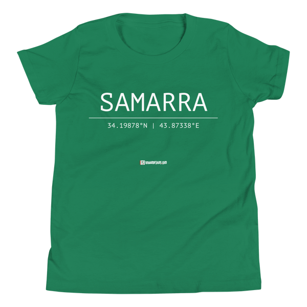 Holy Coordinates - Samarra- Bella + Canvas 3001 -Youth Short Sleeve T-Shirt