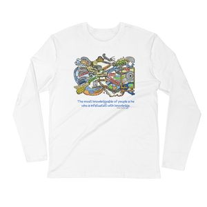 Knowledge Infatuation - Next Level Premium Adult Long Sleeve Fitted Crew