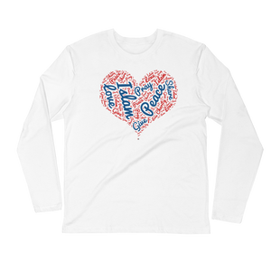 Love Islam - Next Level Premium Adult Long Sleeve Fitted Crew