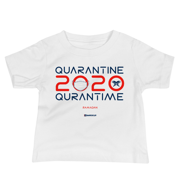 Quarantine = Quran Time - Bella + Canvas 3001YB Baby Jersey Short Sleeve Tee