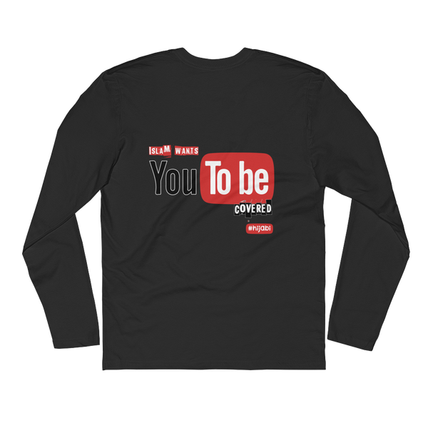 Be Covered - Next Level Premium Adult Long Sleeve Fitted Crew