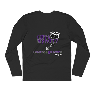 Can't See - Next Level Premium Adult Long Sleeve Fitted Crew