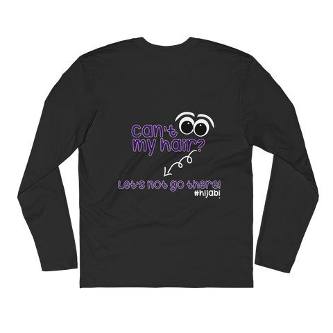 Can't See - Next Level Premium Adult Long Sleeve Fitted Crew