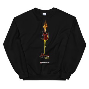 Burning Flower - Adult Sweatshirt